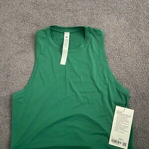 Ultralight Waist-Length Tank Top, Size 8, Green